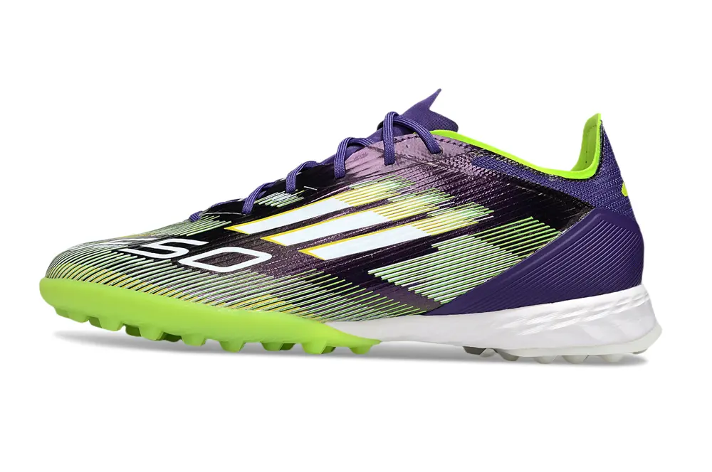Adidas F50 Pro TF - Purple/Electric Green/Luminous Yellow