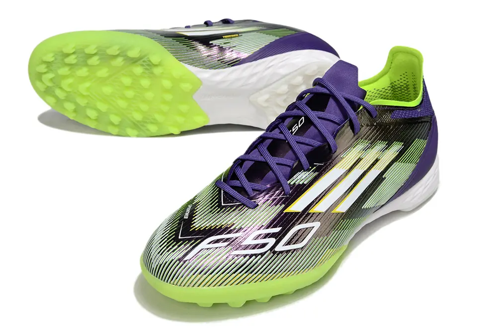 Adidas F50 Pro TF - Purple/Electric Green/Luminous Yellow