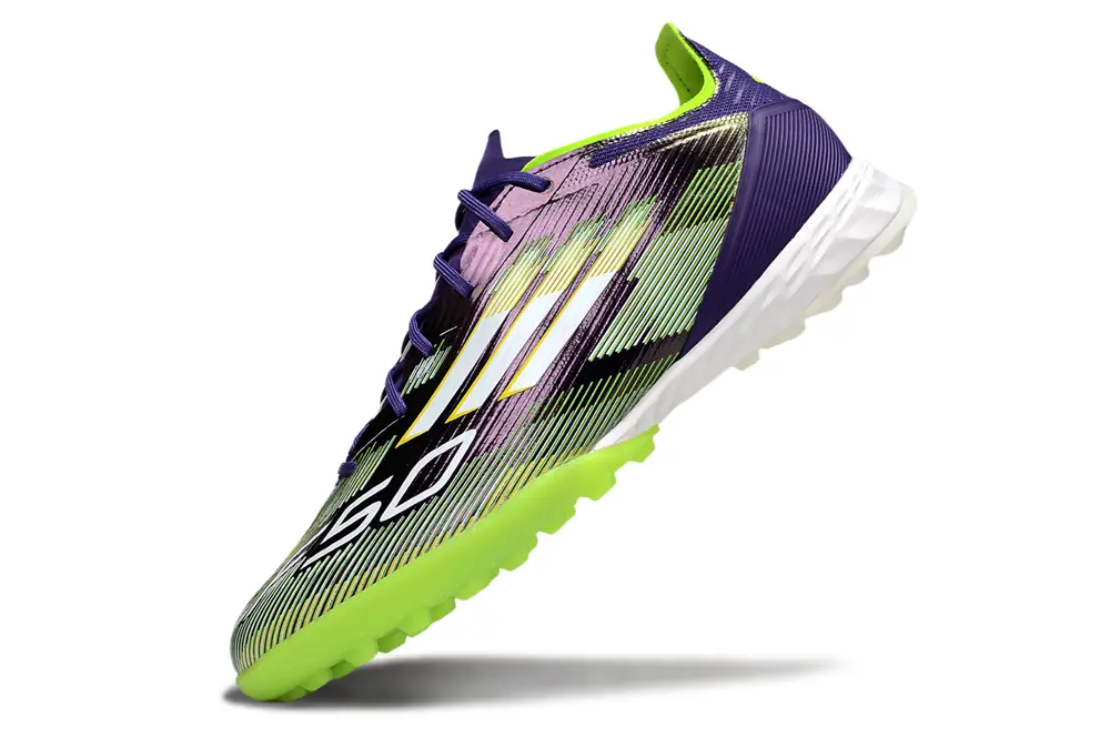 Adidas F50 Pro TF - Purple/Electric Green/Luminous Yellow