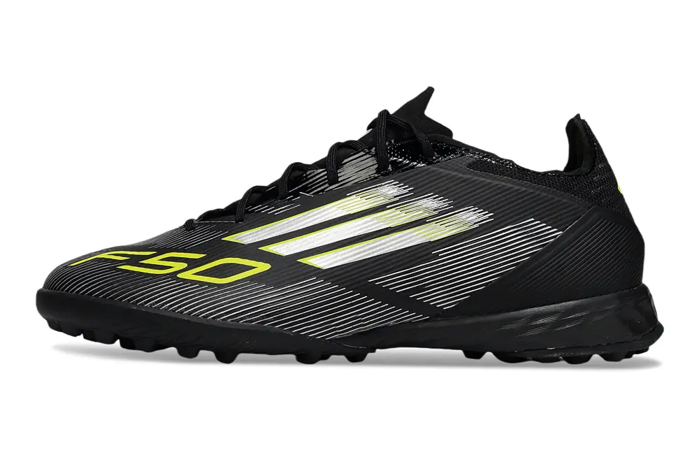 Adidas F50 Pro TF - Black/Volt Yellow/White