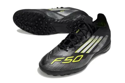 Adidas F50 Pro TF - Black/Volt Yellow/White