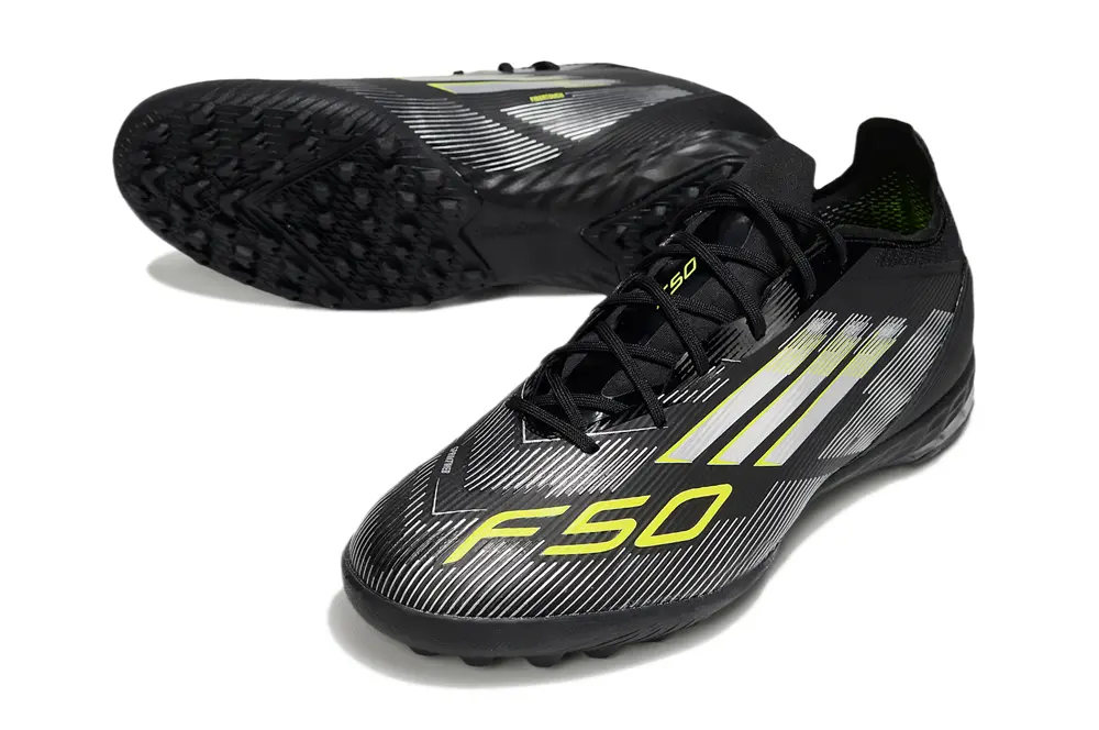 Adidas F50 Pro TF - Black/Volt Yellow/White