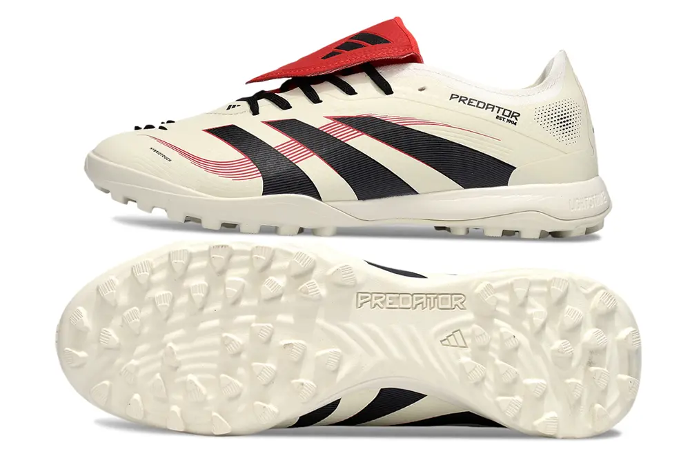 Adidas Predator Elite Foldover Tongue TF - White/Crimson Red/Black