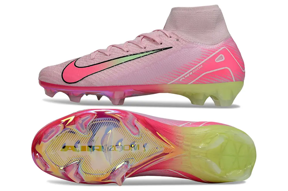 Nike Air Zoom Mercurial Superfly 10 Elite FG - Pink/Neon Pink/Frosted Lime