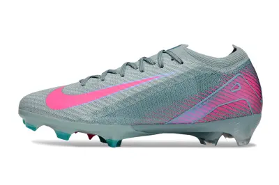 Nike Air Zoom Mercurial Vapor 16 Elite FG - Gray/Electric Pink/Dynamic Teal