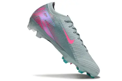 Nike Air Zoom Mercurial Vapor 16 Elite FG - Gray/Electric Pink/Dynamic Teal