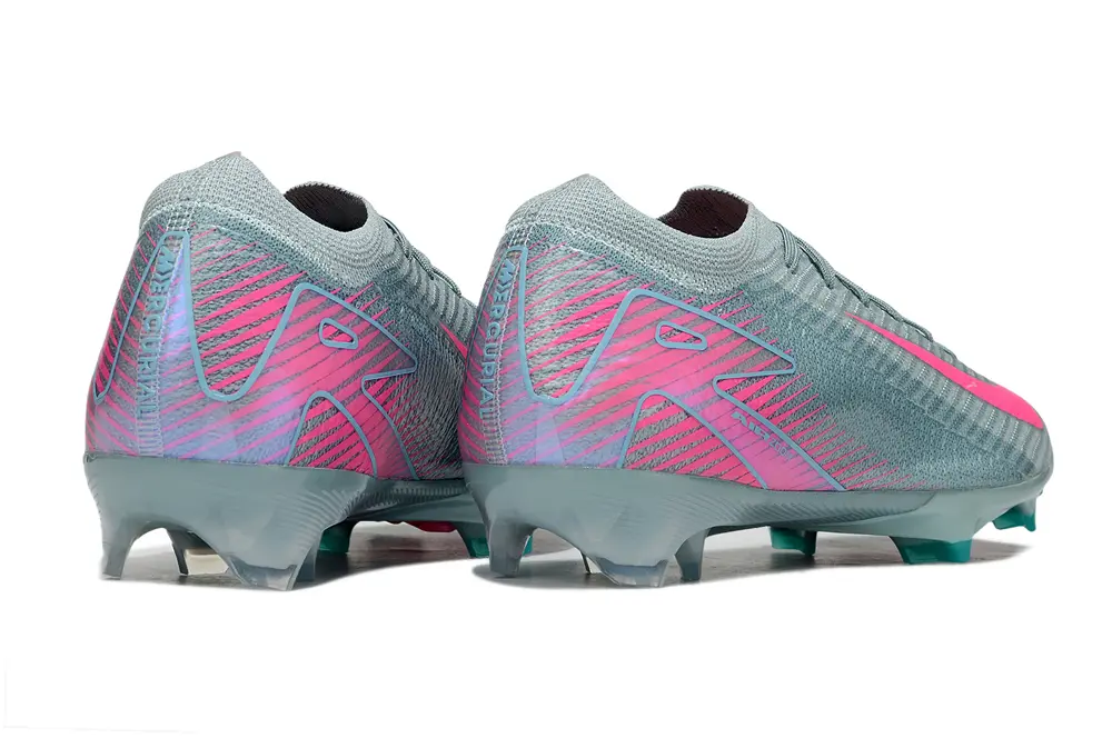 Nike Air Zoom Mercurial Vapor 16 Elite FG - Gray/Electric Pink/Dynamic Teal