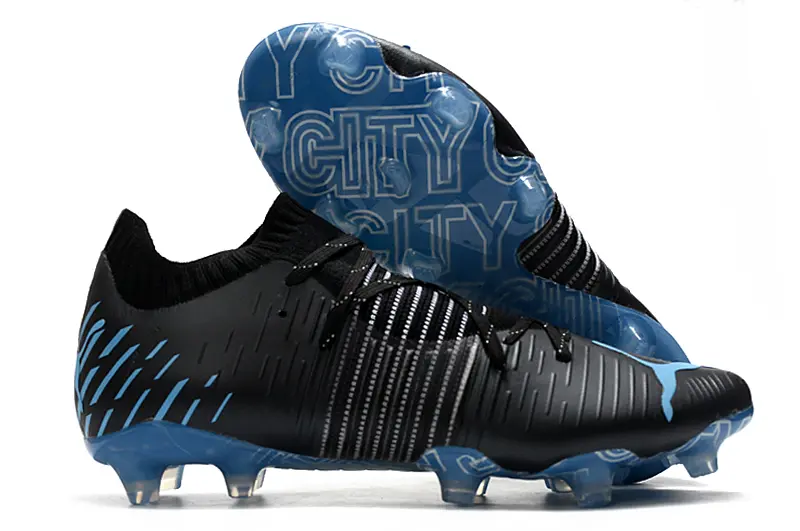 Puma Future Z 1.1 FG - Black/Sky Blue/Steel Grey