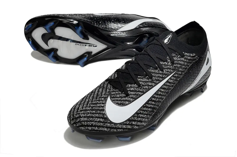 Nike Air Zoom Mercurial Vapor 16 Elite FG - Black/Graphite Gray/Icy Blue