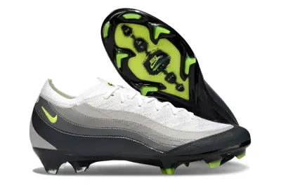 Nike Air Zoom Mercurial Vapor 16 Elite FG - White/Light Grey/Neon Green