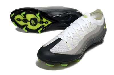 Nike Air Zoom Mercurial Vapor 16 Elite FG - White/Light Grey/Neon Green