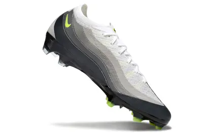 Nike Air Zoom Mercurial Vapor 16 Elite FG - White/Light Grey/Neon Green