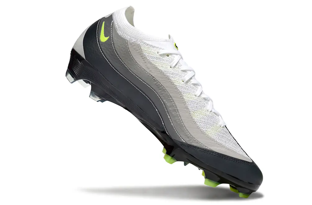 Nike Air Zoom Mercurial Vapor 16 Elite FG - White/Light Grey/Neon Green