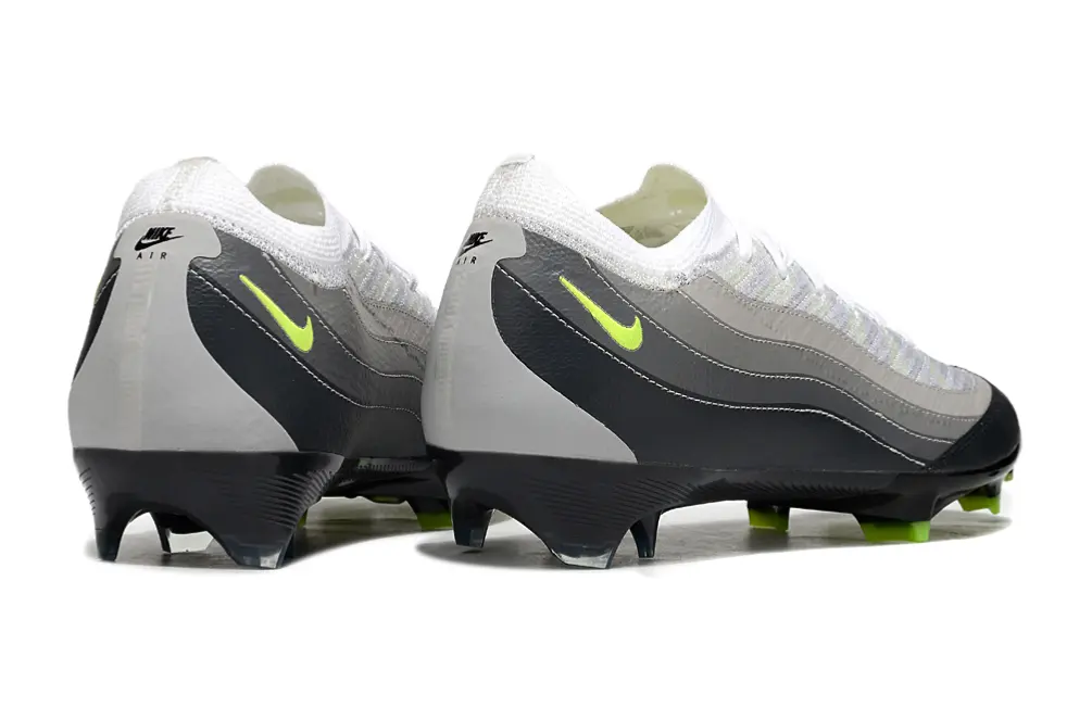 Nike Air Zoom Mercurial Vapor 16 Elite FG - White/Light Grey/Neon Green