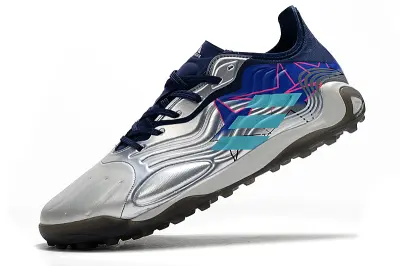 Adidas Copa Sense.1 TF - Silver/Navy Blue/Light Blue