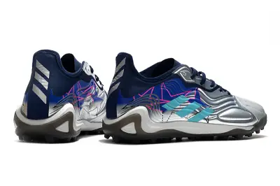 Adidas Copa Sense.1 TF - Silver/Navy Blue/Light Blue