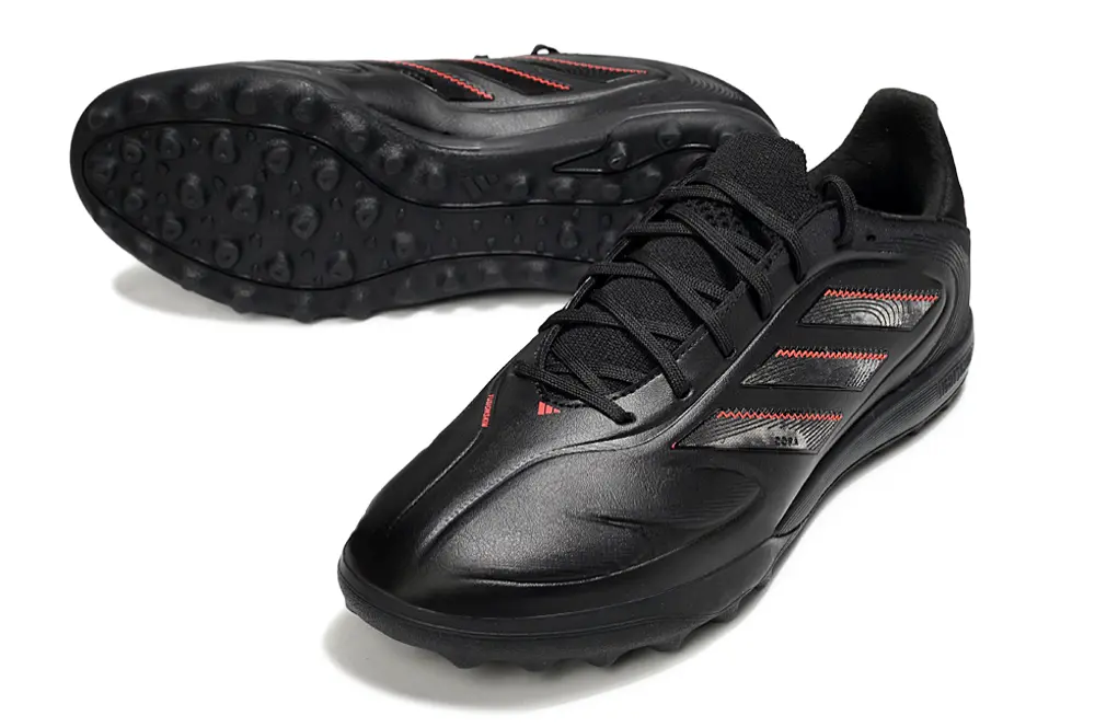 Adidas Copa Pure 3 TF - Black/Fiery Red/Shadow Grey
