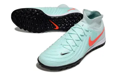 Nike Phantom Luna 2 Elite TF Astro Turf Soccer Shoes - Aqua/Coral Splash/Black Out