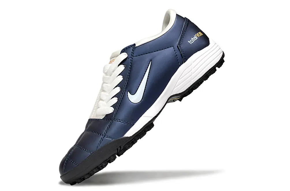 Nike Total 90 III TF - Navy/Ocean Blue/Gold Accents