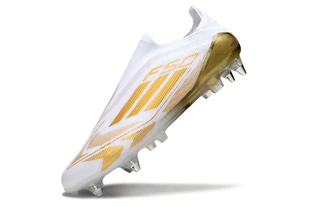 Adidas F50 Elite Laceless SG - White/Golden Glow/Crystal Clear