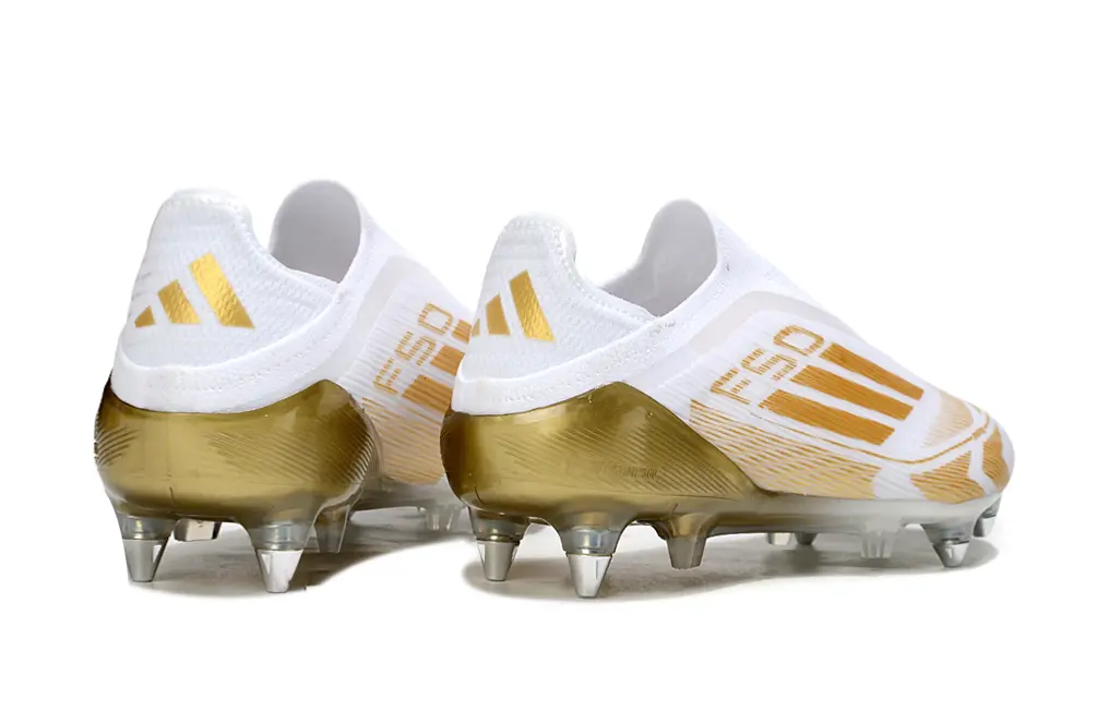 Adidas F50 Elite Laceless SG - White/Golden Glow/Crystal Clear