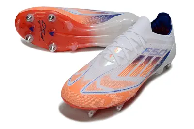 Adidas F50 Elite SG - White/Bright Orange/Deep Blue