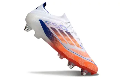 Adidas F50 Elite SG - White/Bright Orange/Deep Blue