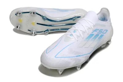 Adidas F50 Elite SG - White/Ice Blue/Royal Blue