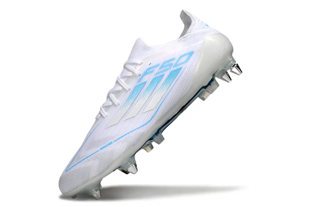 Adidas F50 Elite SG - White/Ice Blue/Royal Blue