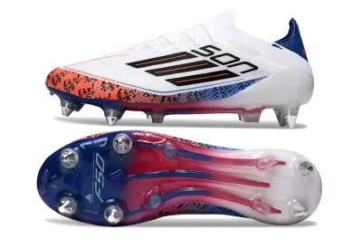 Son x Adidas F50 Elite SG - White/Fiery Orange/Sky Blue