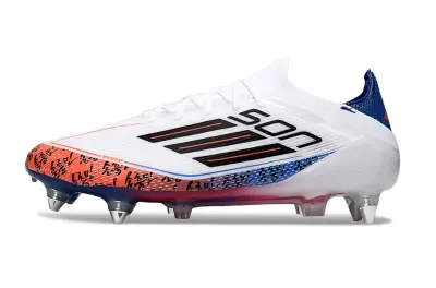 Son x Adidas F50 Elite SG - White/Fiery Orange/Sky Blue