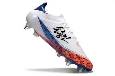 Son x Adidas F50 Elite SG - White/Fiery Orange/Sky Blue