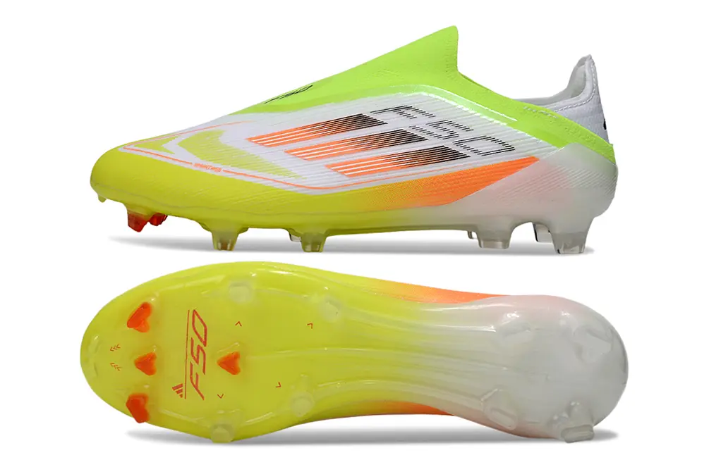 Adidas F50 Elite Laceless FG - Yellow/Neon Yellow/Fluorescent Orange