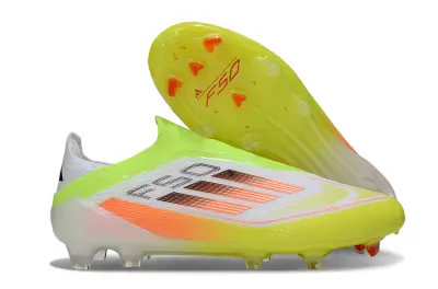 Adidas F50 Elite Laceless FG - Yellow/Neon Yellow/Fluorescent Orange