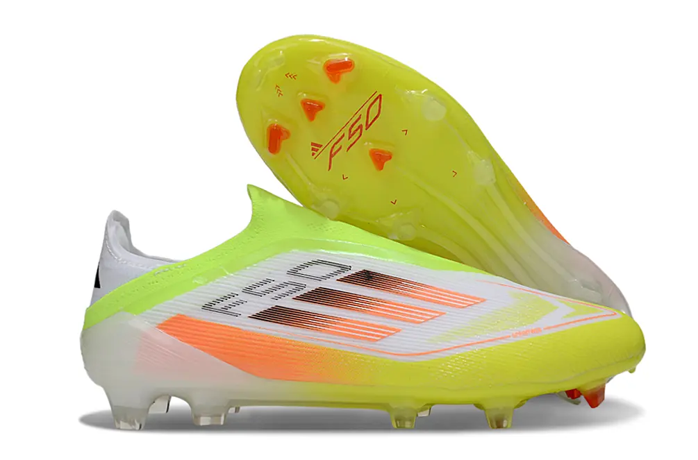 Adidas F50 Elite Laceless FG - Yellow/Neon Yellow/Fluorescent Orange