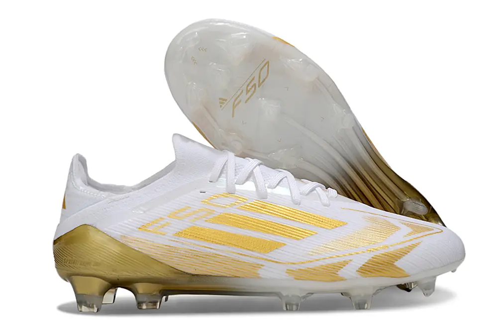 Adidas F50 Elite FG - White/Golden Glow/Sporty Yellow