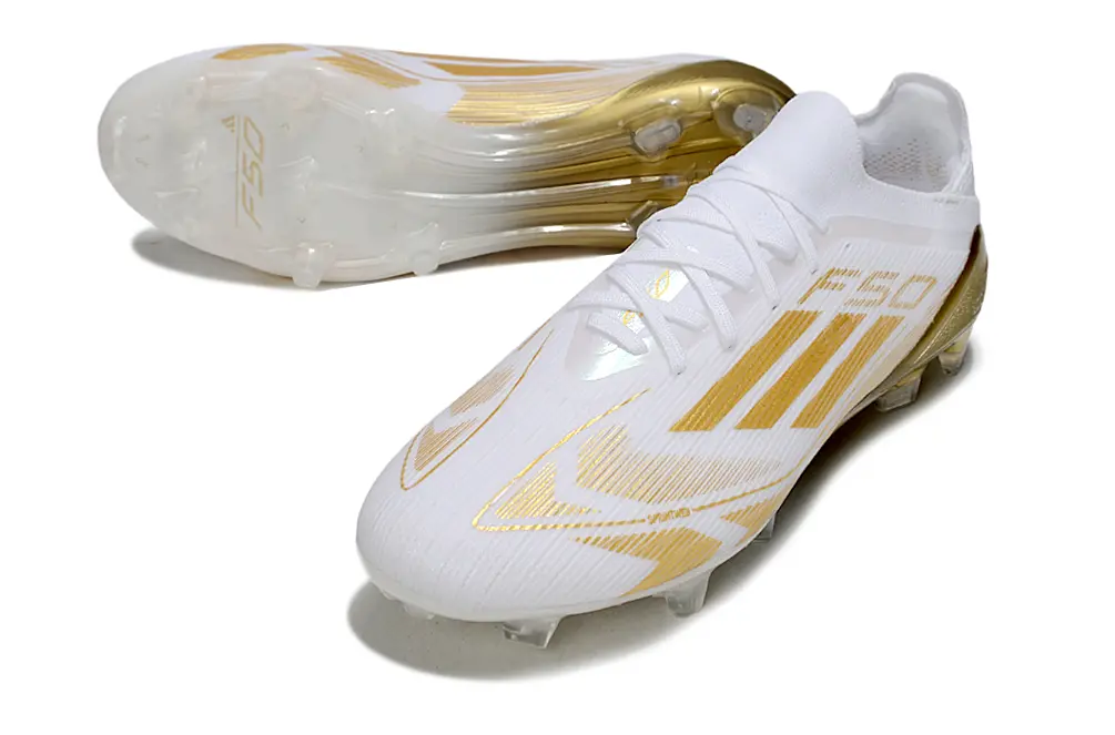 Adidas F50 Elite FG - White/Golden Glow/Sporty Yellow
