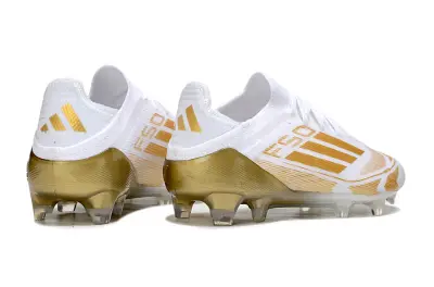 Adidas F50 Elite FG - White/Golden Glow/Sporty Yellow