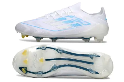 Adidas F50 Elite FG - White/Sky Blue/Crystal Clear