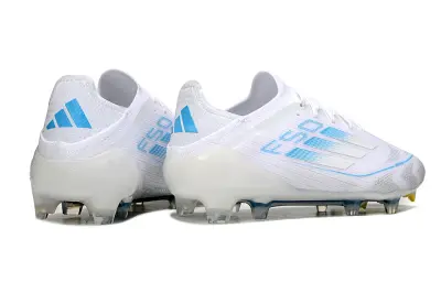 Adidas F50 Elite FG - White/Sky Blue/Crystal Clear