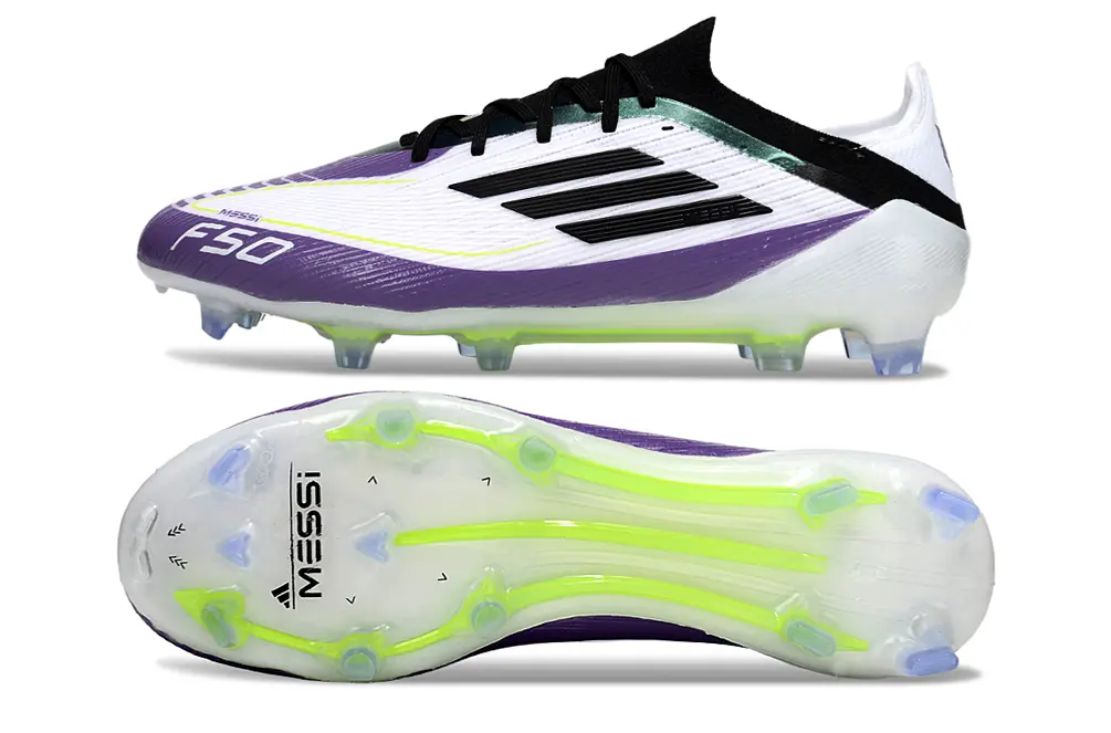 Messi x Adidas F50 Elite FG - Purple/Vibrant Purple/Luminous Yellow