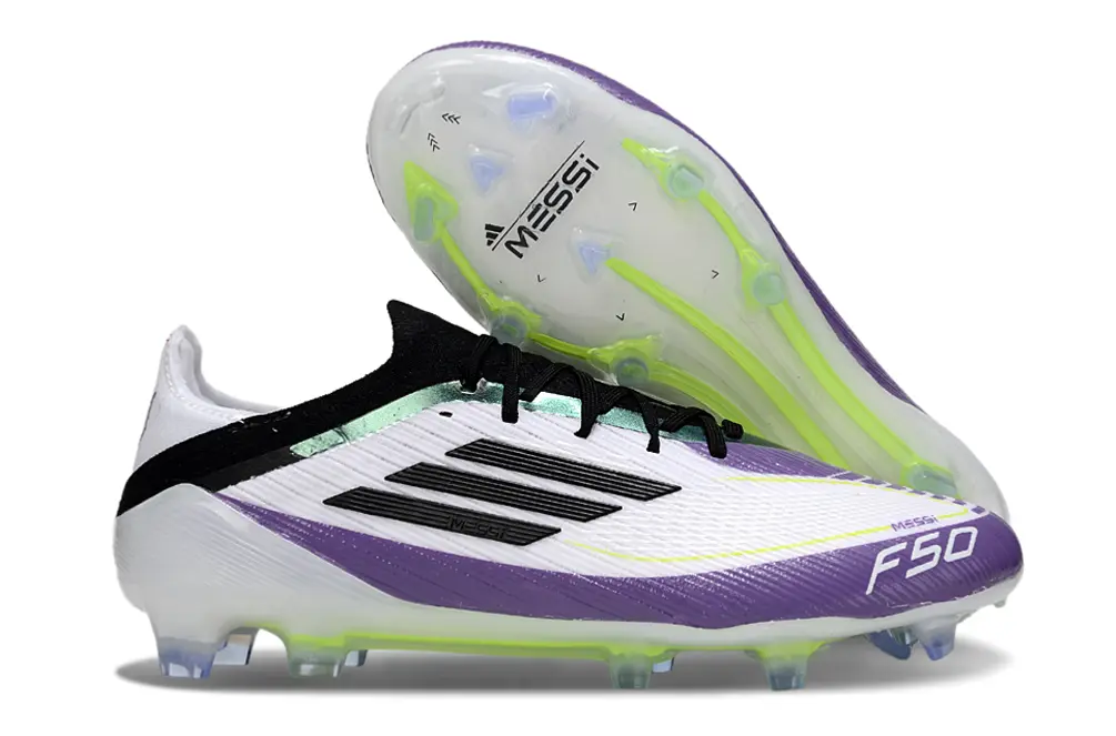 Messi x Adidas F50 Elite FG - Purple/Vibrant Purple/Luminous Yellow
