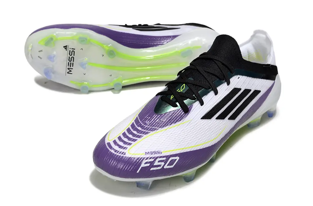Messi x Adidas F50 Elite FG - Purple/Vibrant Purple/Luminous Yellow