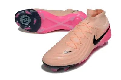 Nike Phantom Luna 2 Elite FG Firm Ground Soccer Cleats - Peach/Vibrant Pink/Pure Black
