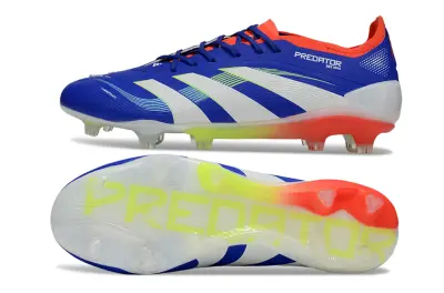 Adidas Predator 25 Elite FG - Blue/Electric Orange/Neon Green