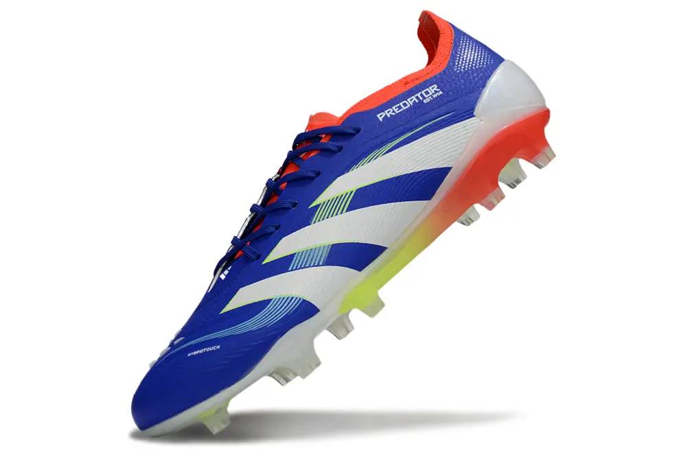Adidas Predator 25 Elite FG - Blue/Electric Orange/Neon Green