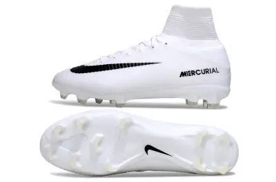 Nike Mercurial Superfly 5 Elite FG - White/Elegant Black/Brilliant White