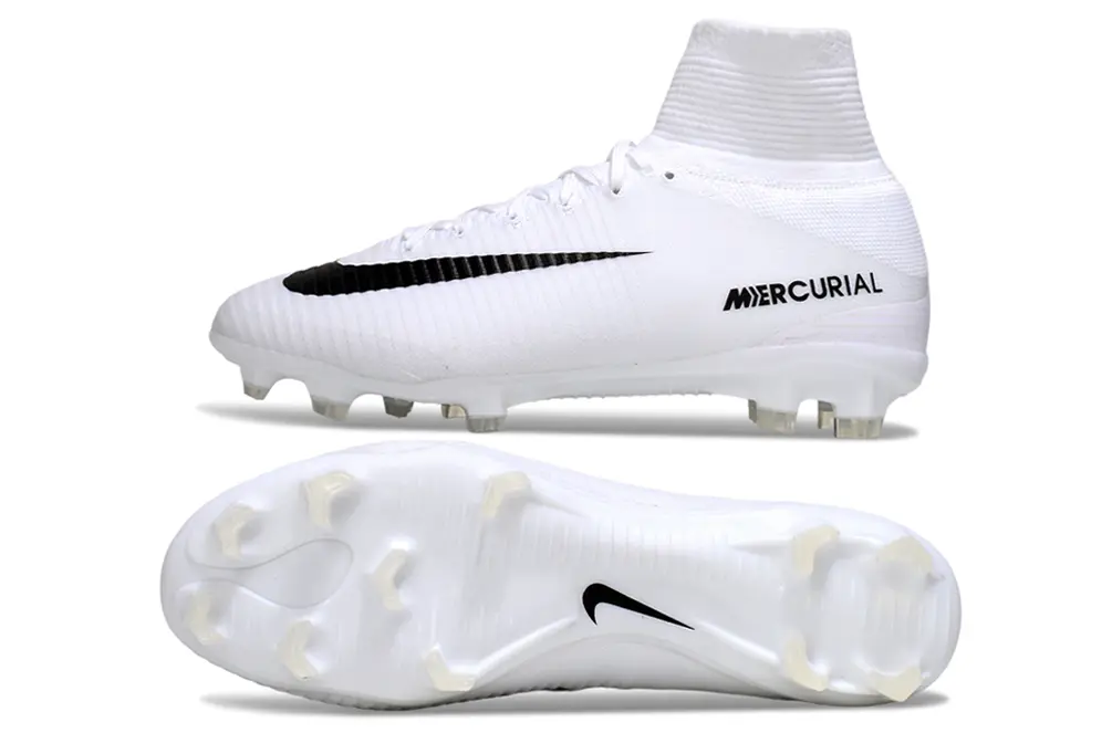 Nike Mercurial Superfly 5 Elite FG - White/Elegant Black/Brilliant White