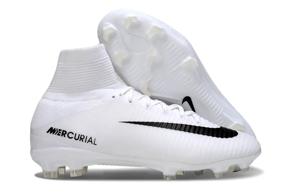 Nike Mercurial Superfly 5 Elite FG - White/Elegant Black/Brilliant White