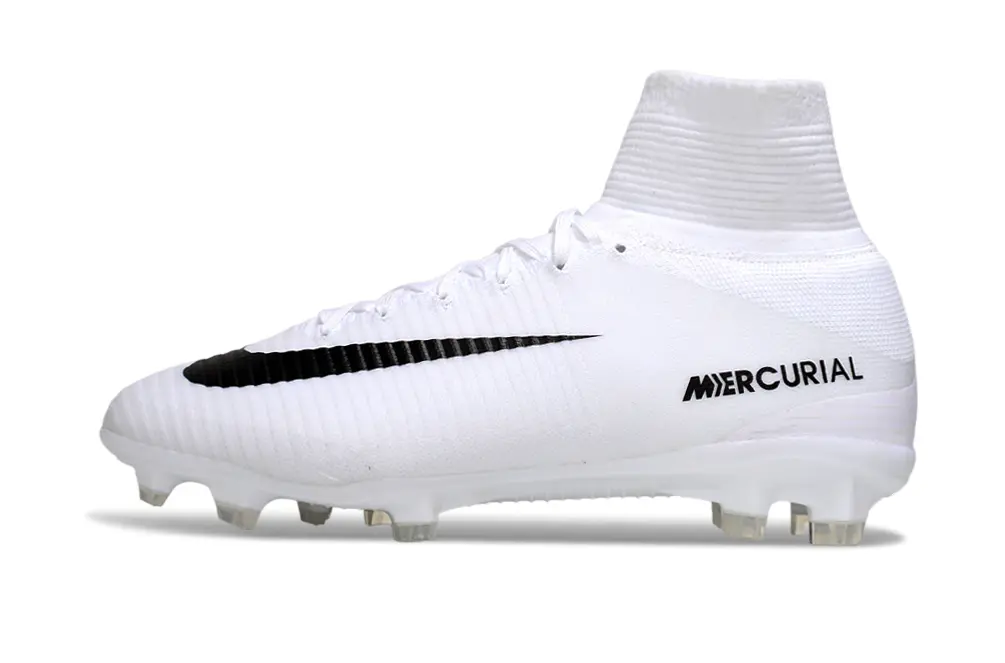 Nike Mercurial Superfly 5 Elite FG - White/Elegant Black/Brilliant White